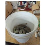 Bucket of Nail Coils