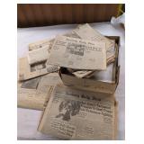 Vintage Sunbury Daily Items Newspapers