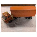 Orange Metal Toy Truck