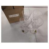 4 German Crystal Glasses