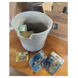 Bucket of Hardware Items