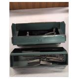 Metal Toolbox With Tools