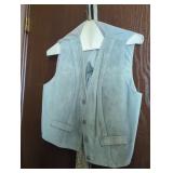 Sueded Split Cowhide Vest