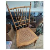 Wooden Chair with Cane Seat