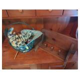 Wooden Rack and Basket