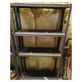 Black Metal Storage Shelf