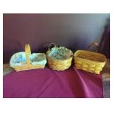 Longaberger Handwoven Baskets