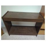 Wood Veneer Console Shelf