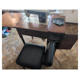 Sewing Machine in Cabinet