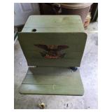Vintage Wood School Desk