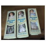 3 Porcelain Dolls