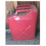 Red Metal Jerry Can