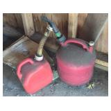 Two Red Fuel Cans