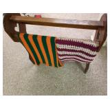 Wooden Quilt Rack