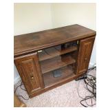 Wood Media Cabinet