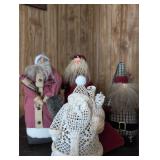 Santa Figurines