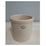 Stoneware Crock with Crown Stamp