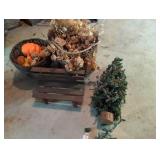 Fall Decor with Basket