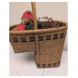 Woven Basket with Decor