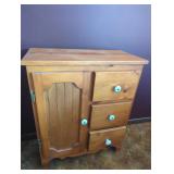 Small Pine Cabinet with Drawers