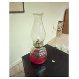 Glass Oil Lamp with Chimney