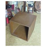 Rustic Metal Cube Shelf