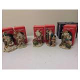 Hand-Painted Santa Figures