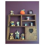 Wooden Wall Shelf Unit