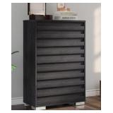 Charcoal 5-Drawer Chest
