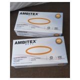 Ambitex Nitrile Gloves (2 Boxes)