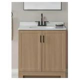 31 in. Oak Vanity Sink