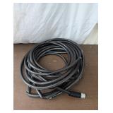 Coiled Black Water Hose