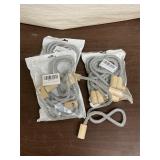 Braided Rope Curtain Tie Sets