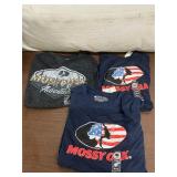 3 Mossy Oak Shirts