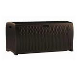 Brown Wicker Storage Box