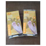 Two Boxes of X3 Vinyl Gloves