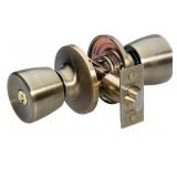 Brass Finish Door Knob Set