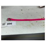 Pink Nylon Dog Collar