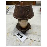 Rustic Metal Tealight Holder