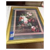 Framed Floral Artwork Print
