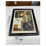 Framed Norman Rockwell Print