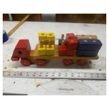 Wooden Toy Truck Set