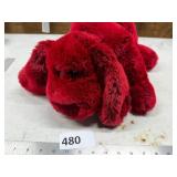Dan Dee Red Plush Dog