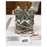 Ceramic Light-Up Building Decor