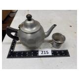 Small Metal Teapot Set