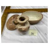 Ceramic Jug and Dish Set