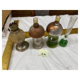 Four Oil Lamps