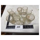 10 Glass Cups
