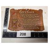 Decorative Plaque with Poem