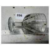 Clear Pizza Inn Glass